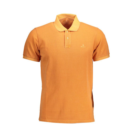 Gant Orange Cotton Men Polo