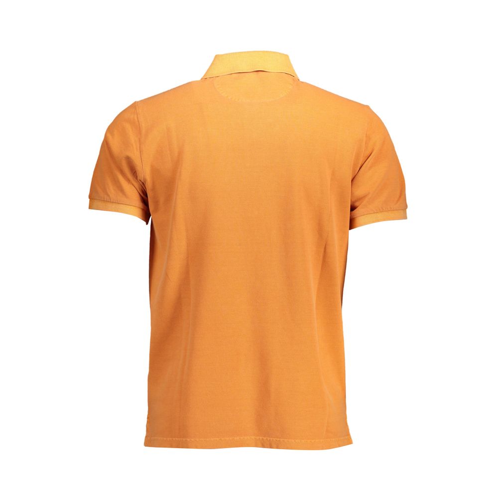 Gant Orange Cotton Men Polo