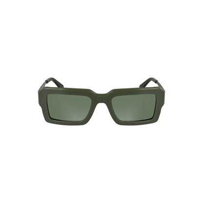 Calvin Klein Green Haircalf Women Sunglass