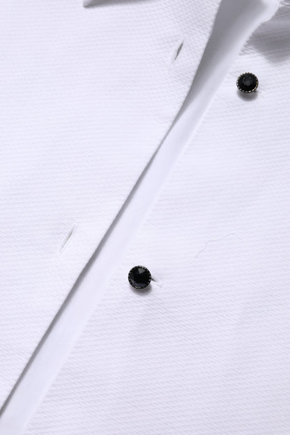 Dolce & Gabbana White Cotton Short Sleeves Collared Polo Top