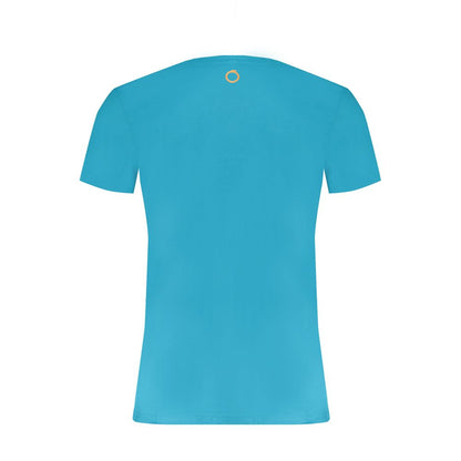 Trussardi Light Blue Cotton Men T-Shirt