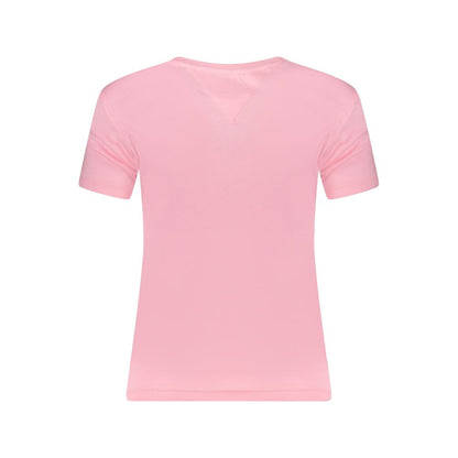Tommy Hilfiger Pink Cotton Tops & T-Shirt