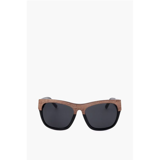 Linda Farrow PHILLIP LIM Wayfarer Sunglasses with Wood Effect Detail