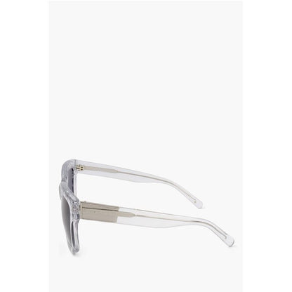 Linda Farrow PHILLIP LIM Wayfarer Sunglasses with Transparent Frame