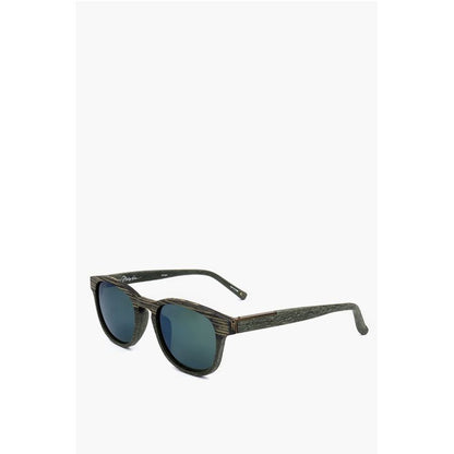 Linda Farrow PHILLIP LIM Wayfarer Sunglasses with Wood Effect Frame