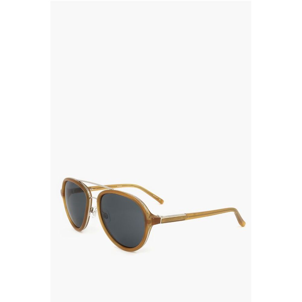 Linda Farrow PHILLIP LIM Aviator Sunglasses with Metal Bridge