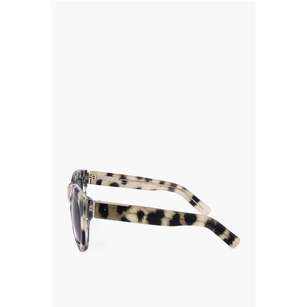 Linda Farrow PHILLIP LIM Animal Patterned Wayfarer Sunglasses