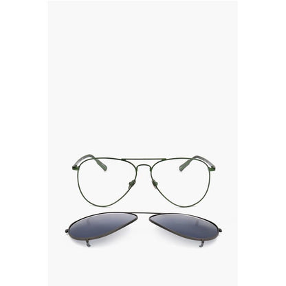 Linda Farrow KRIS VAN ASSCHE Aviator Sunglasses with Removable Mask