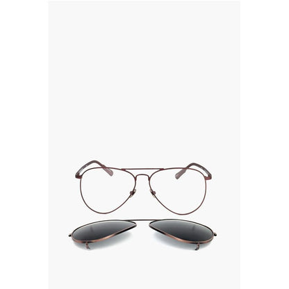 Linda Farrow KRIS VAN ASSCHE Aviator Sunglasses with Removable Mask