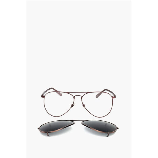 Linda Farrow KRIS VAN ASSCHE Aviator Sunglasses with Removable Mask