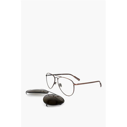 Linda Farrow KRIS VAN ASSCHE Aviator Sunglasses with Removable Mask