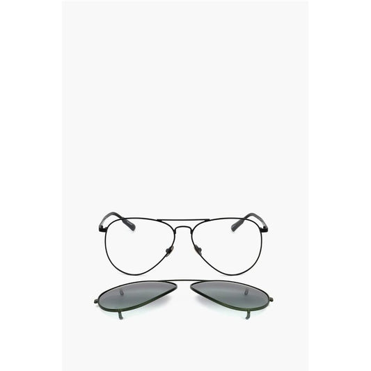 Linda Farrow KRIS VAN ASSCHE Aviator Sunglasses with Removable Mask