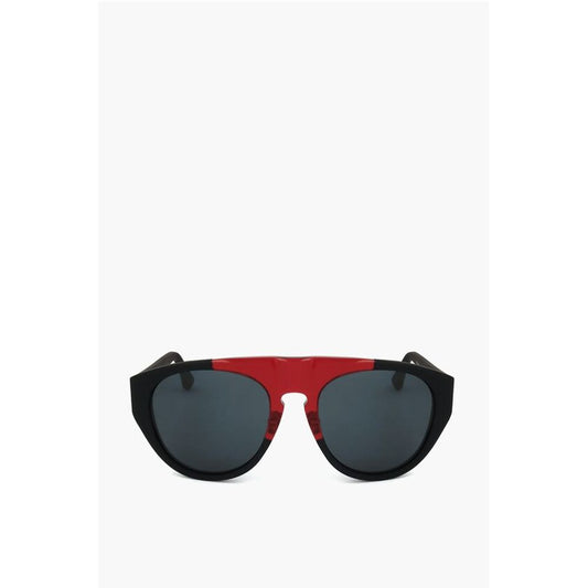 Linda Farrow KRIS VAN ASSCHE Aviator Sunglasses with Two-tone Frame