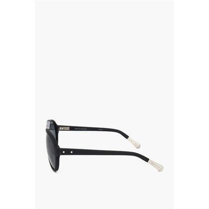 Linda Farrow KRIS VAN ASSCHE Aviator Sunglasses with Two-tone Frame