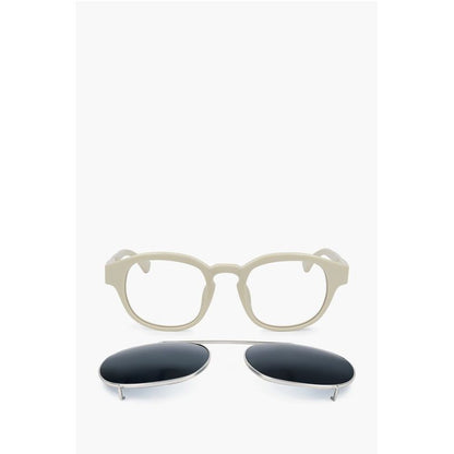 Linda Farrow DRIES VAN NOTEN Wayfarer Sunglasses with Removable Mask