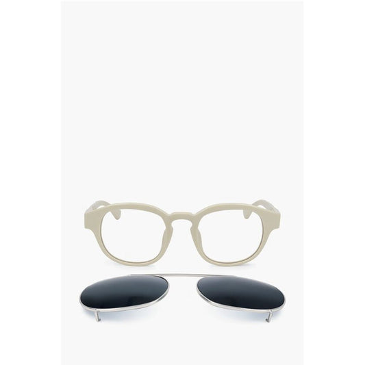 Linda Farrow DRIES VAN NOTEN Wayfarer Sunglasses with Removable Mask