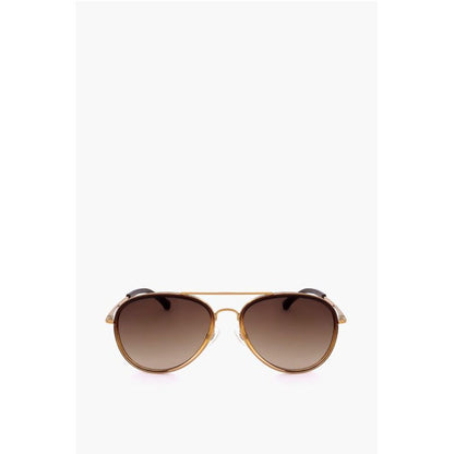 Linda Farrow DRIES VAN NOTEN Aviator Sunglasses with Gradient Lenses