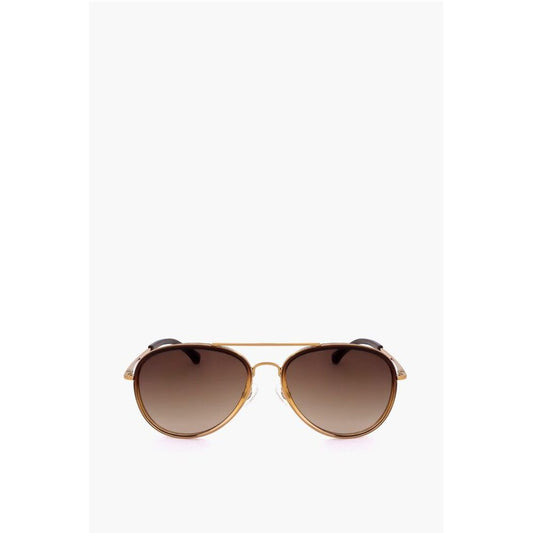 Linda Farrow DRIES VAN NOTEN Aviator Sunglasses with Gradient Lenses