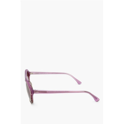 Linda Farrow DRIES VAN NOTEN Aviator Sunglasses with Patterned Frame