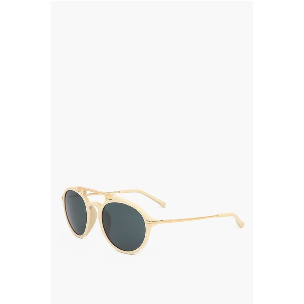Linda Farrow DRIES VAN NOTEN Aviator Sunglasses with Metal Detail
