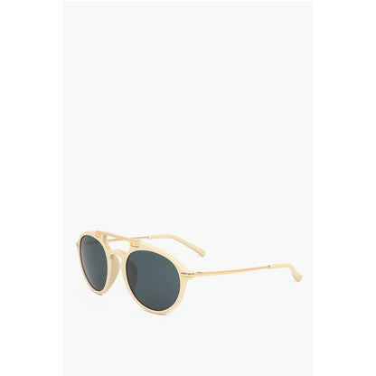 Linda Farrow DRIES VAN NOTEN Aviator Sunglasses with Metal Detail