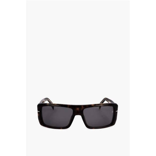 David Beckham Shield Sunglasses with Thick Rods
