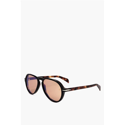 David Beckham Aviator Sunglasses with Tortoiseshell Frame