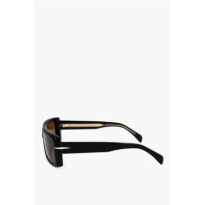 David Beckham Shield Sunglasses with Thick Rods