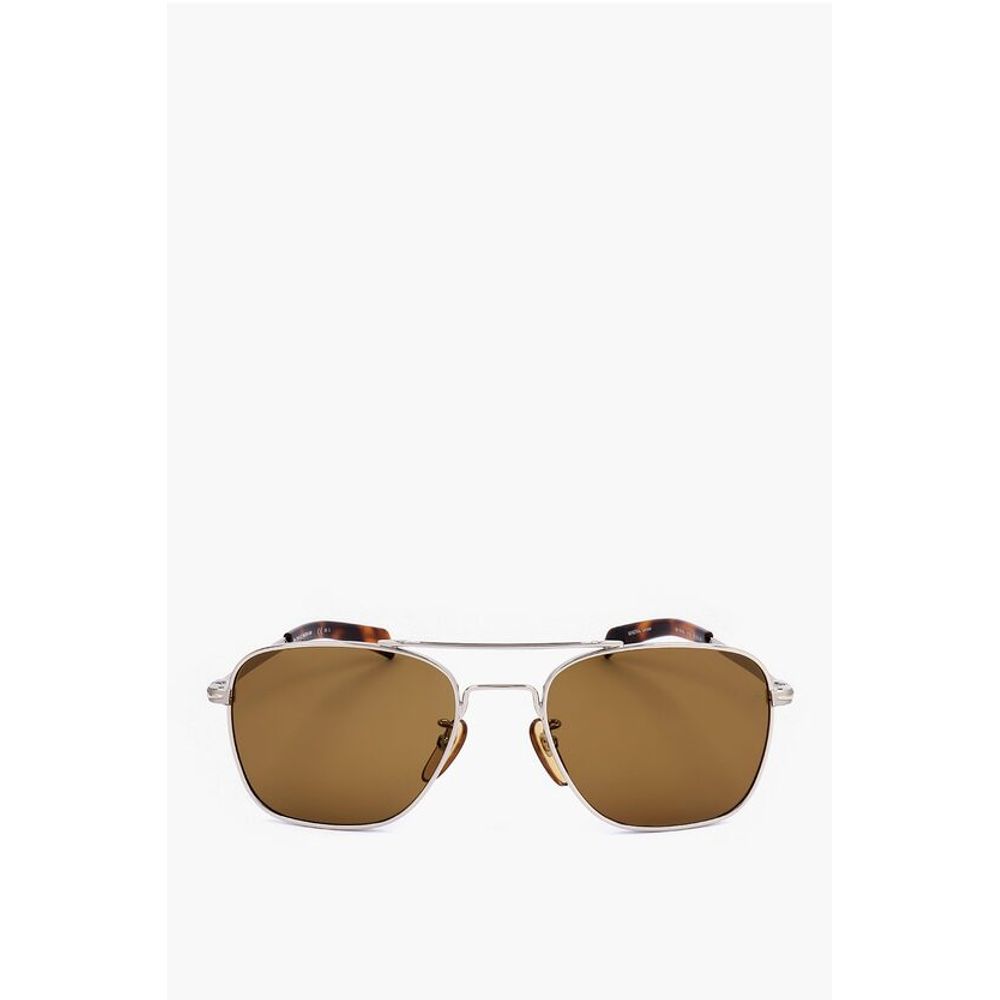 David Beckham Aviator Sunglasses with Tortoiseshell Detail