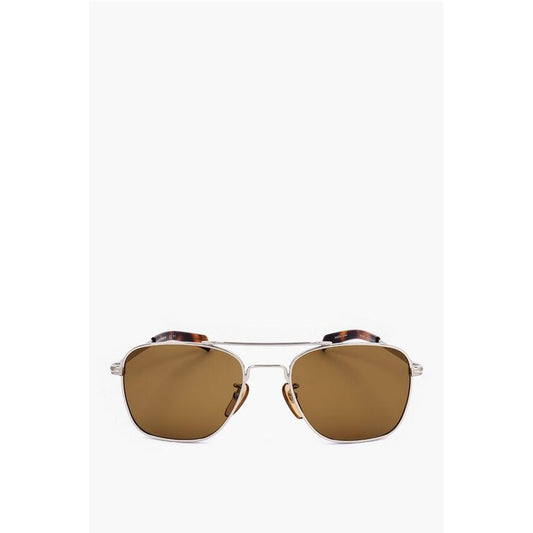 David Beckham Aviator Sunglasses with Tortoiseshell Detail