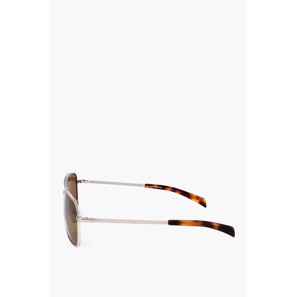 David Beckham Aviator Sunglasses with Tortoiseshell Detail