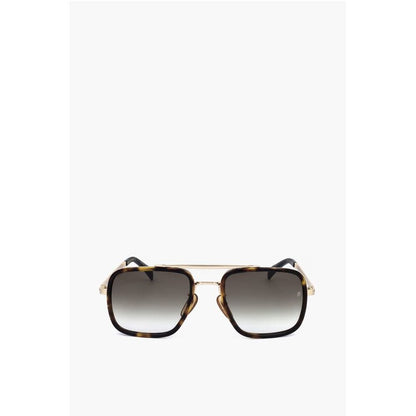 David Beckham Tortoiseshell Aviator Sunglasses with Gradient Lenses