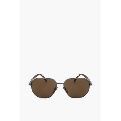 David Beckham Metal-framed Sunglasses with Tortoiseshell Rods