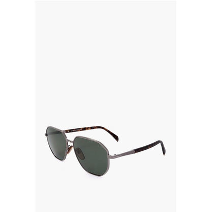 David Beckham Metal-framed Sunglasses with Tortoiseshell Rods