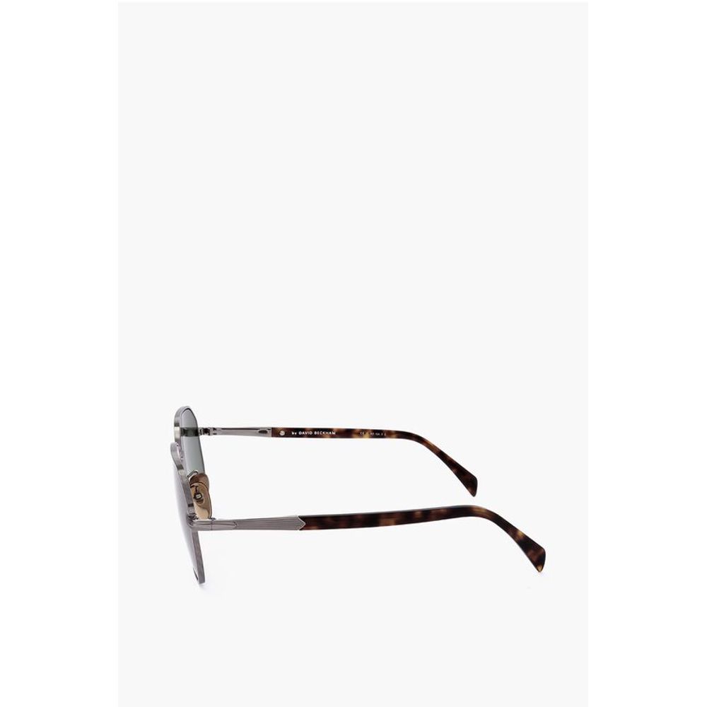 David Beckham Metal-framed Sunglasses with Tortoiseshell Rods