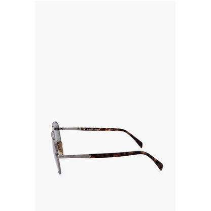 David Beckham Metal-framed Sunglasses with Tortoiseshell Rods
