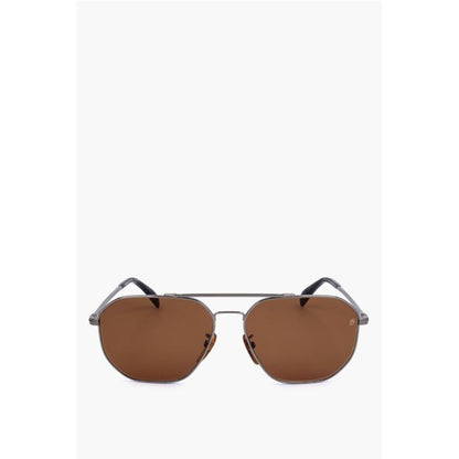 David Beckham Aviator Sunglasses with Orange Lenses