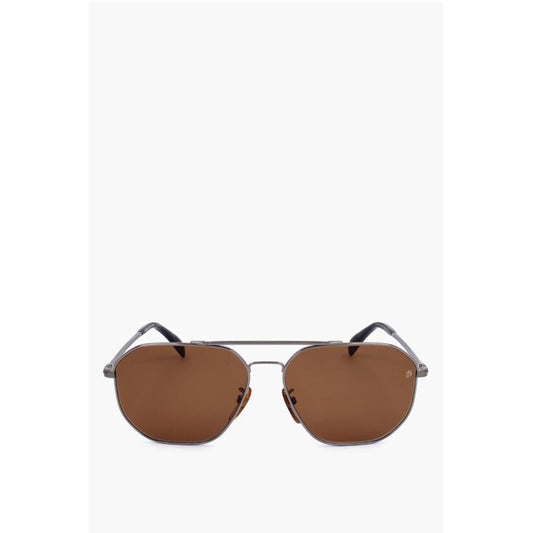 David Beckham Aviator Sunglasses with Orange Lenses