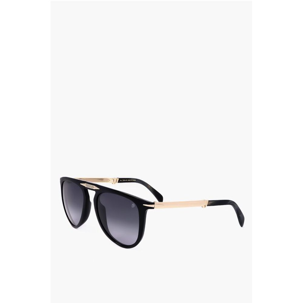 David Beckham Wayfarer Sunglasses with Straight Bridge