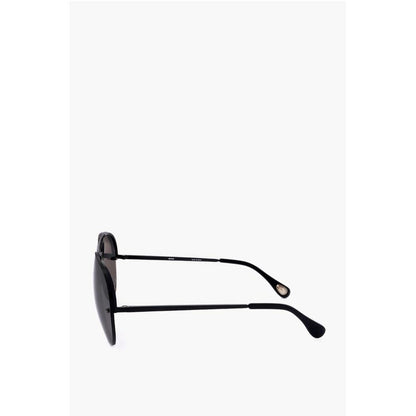 Linda Farrow ANN DEMEULEMEESTER Aviator Sunglasses with Metal Frame