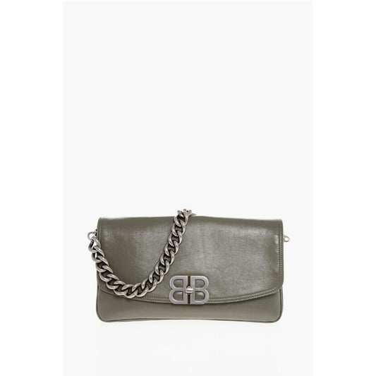 Balenciaga Leather SOFT FLAP Shoulder Bag