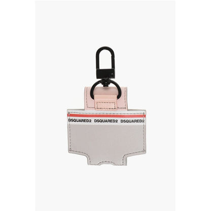 Dsquared² Faux Leather Airpods Case with Logoed Trim