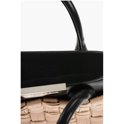 Dsquared² Woven Leather Tote Bag
