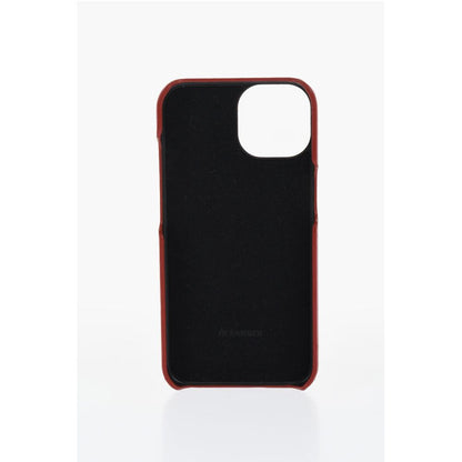 Jil Sander Leather Iphone 15 Case with with Card Compartment