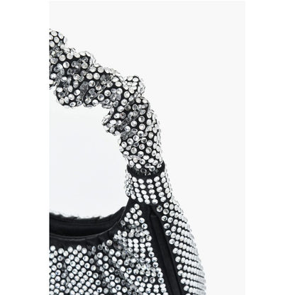 Jw Pei All-Over Strass Satin GABBI Mini Hobo Bag