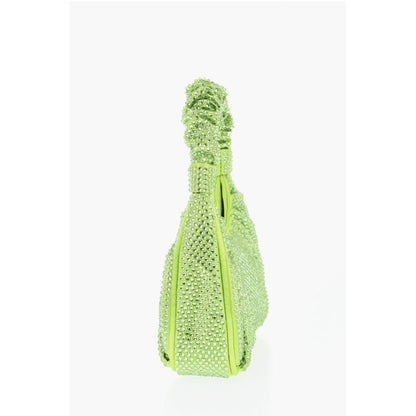 Jw Pei All-Over Strass Satin GABBI Mini Hobo Bag