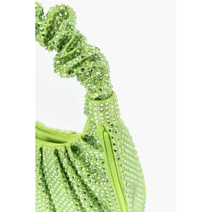 Jw Pei All-Over Strass Satin GABBI Mini Hobo Bag