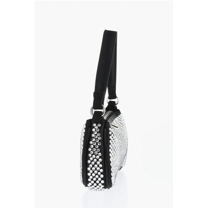 Jw Pei Satin EVA Mini Bag With Rhinestone Embellishment