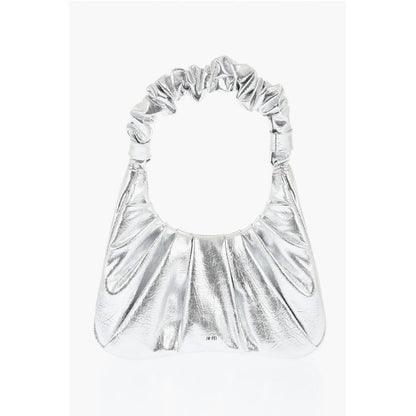 Jw Pei Ruched Metallic Faux Leather GABBI Hobo Bag