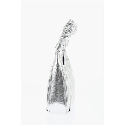 Jw Pei Ruched Metallic Faux Leather GABBI Hobo Bag
